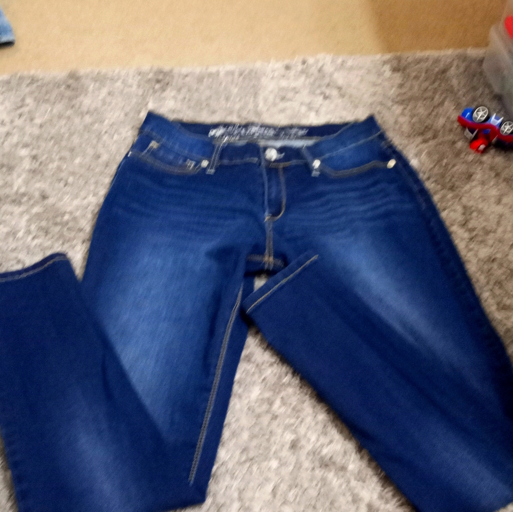 Express Datk Blue Skinny Jeans